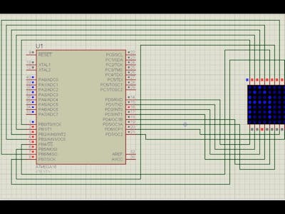 Interfacing Atmega16 Microcontroller With Dot Matrix Display