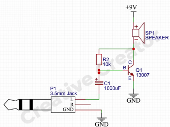 simple speaker amplifier