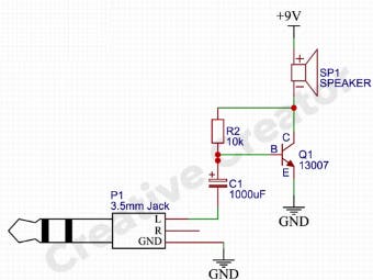 12v Transistor Amplifier Circuit Diagram