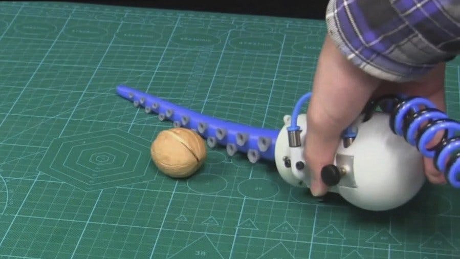 Image result for This robot arm is inspired by the tentacles of an octopus and can grab almost any object