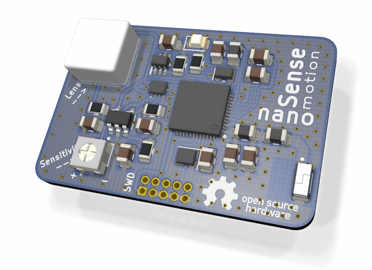 3D render of the device