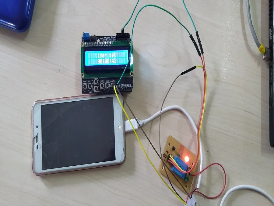 Charge Mobile Using Timer