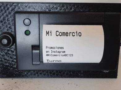 Take a Number with Arduino and Thermal printer