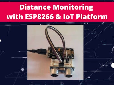 HC-SR04 Ultrasonic Distance with ESP8266 & AskSensors IoT