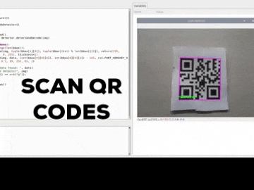 scan qr codes in real time with