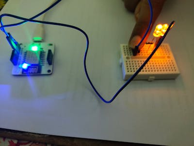 LED using PushButton