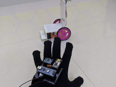 Hand gesture control wheelchair for disabled people