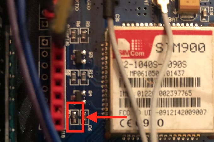 Solder R13 pin to enable software power-up