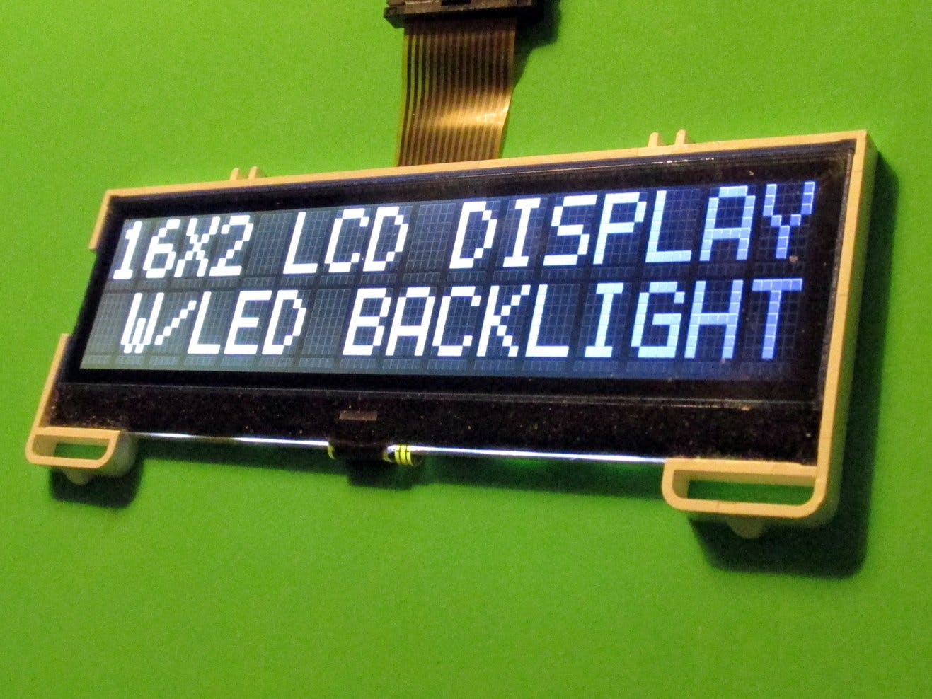 Casil OPTO1156GTW-N 16x2 COG Alphanumeric LCD Display with White LED Backlight