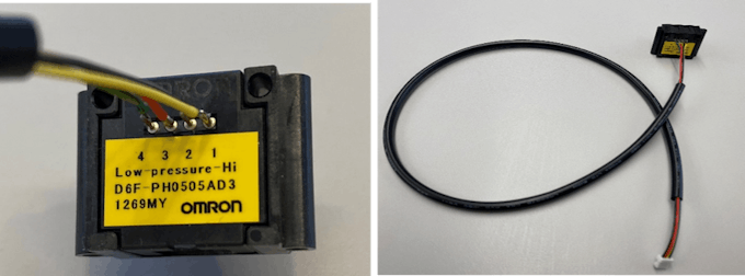 Connect Harness02 to D6F-PH0505AD3 Differential Pressure Sensor
