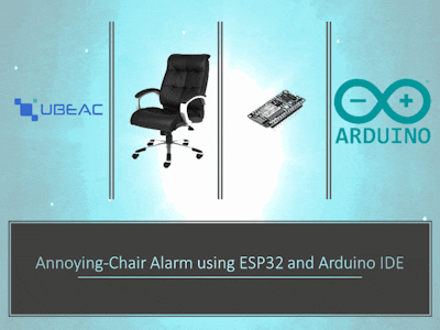 Stand-Up Alarm Chair with ESP32 + Arduino IDE