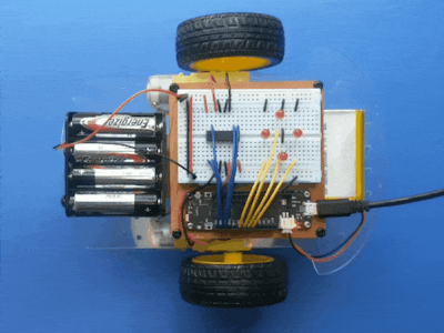 Meadow Rover Part 1: Motor Control with directional LEDs