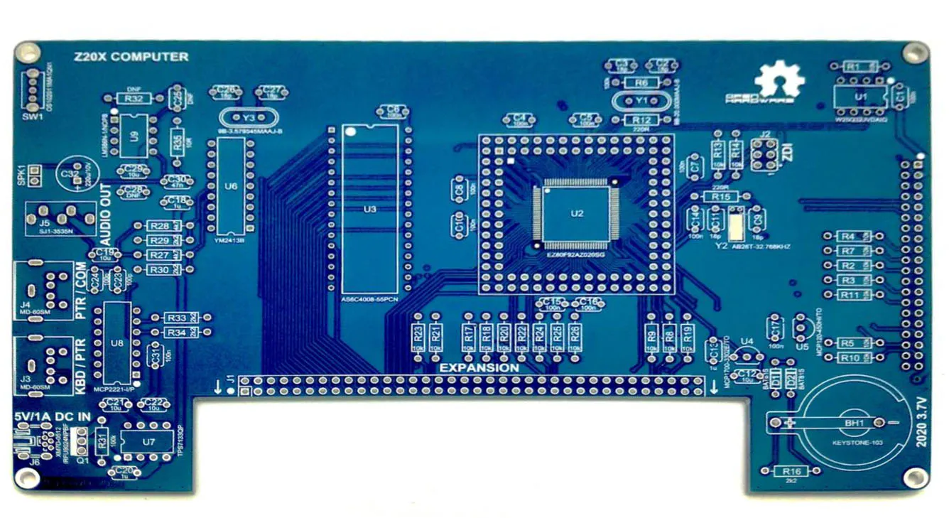 The Z20X Open Source Computer Blends Vintage Computing with Modern