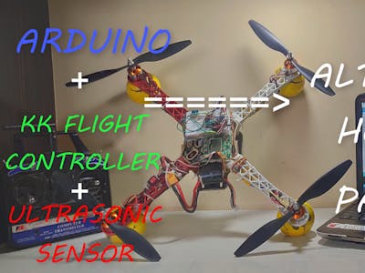 Drone Altitude Hold Using KK Flight Controller and Arduino