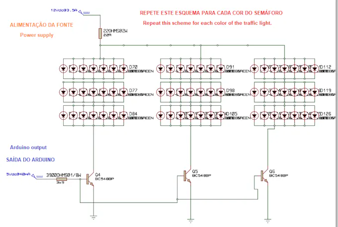 Traffic light full size for cars - Arduino Project Hub