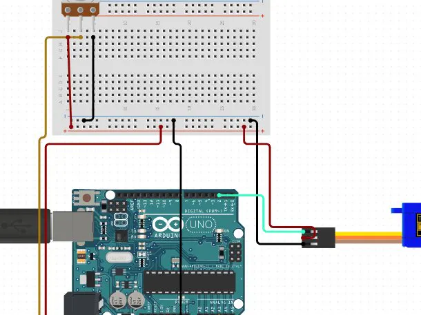 Control a servo with a potentiometer! - Hackster.io