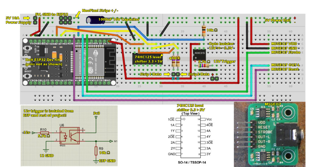 Basement Disco – NeoPixel Music Sync With MSGEQ7 - Hackster.io