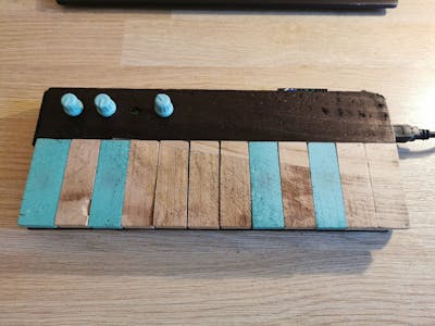 Midi Wood Keyboard