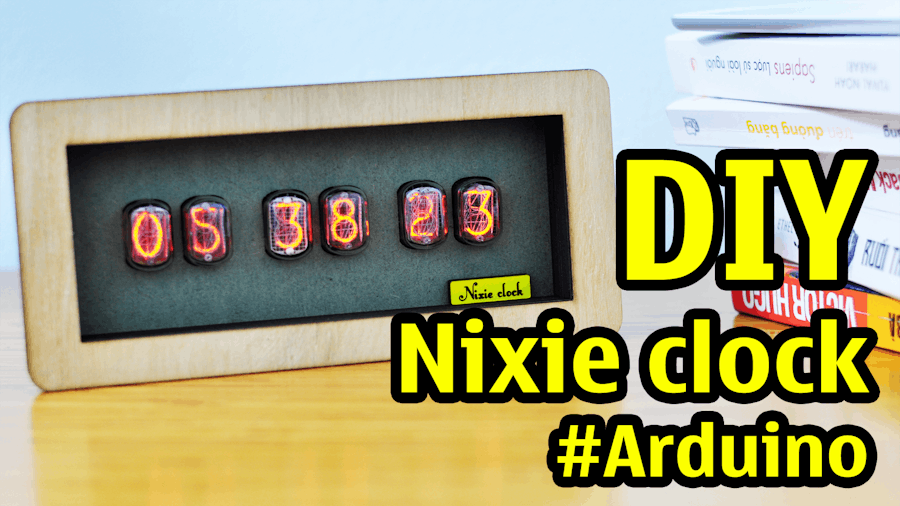 Make Nixie Clock With Arduino in MDF Wood Case