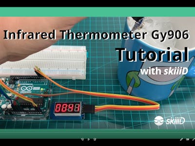 How to use Infrared Thermometer GY906 with skiiiD