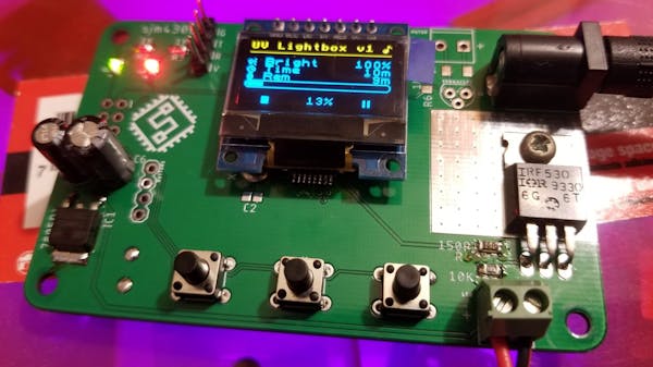 Use This Diy Uv Lightbox Controller To Cure Your Sla 3d Printed Parts Hackster Io