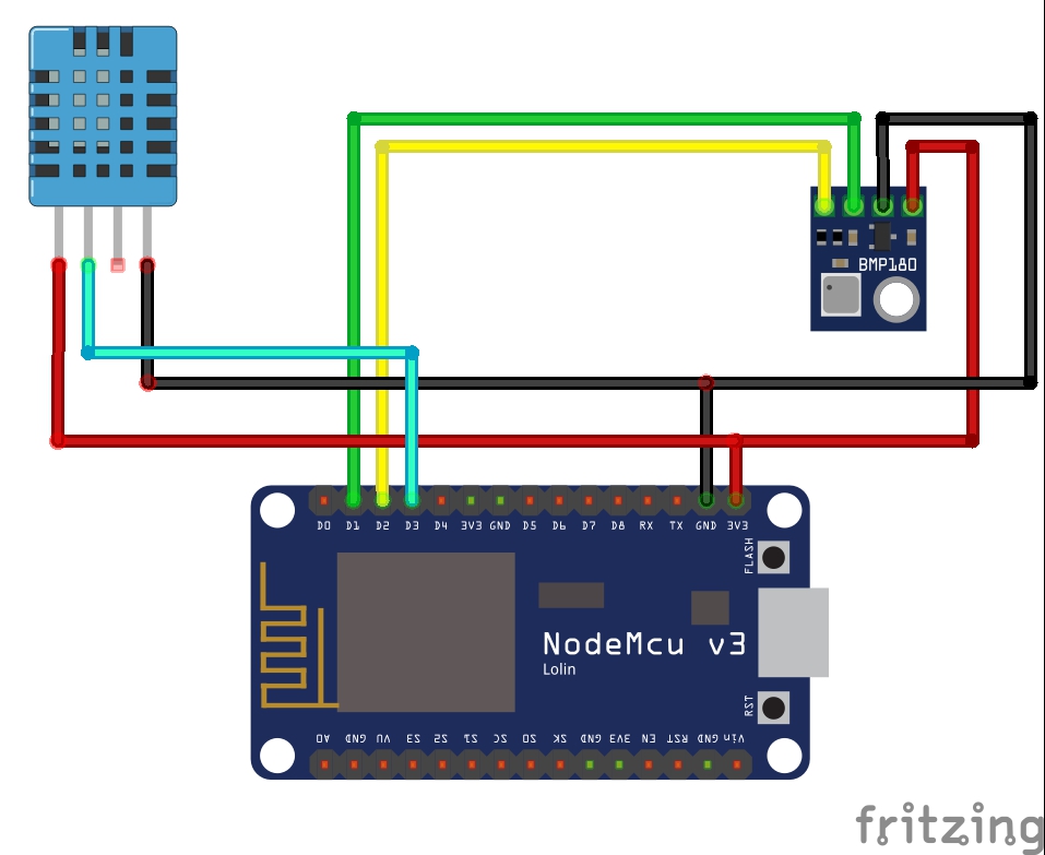 DIY ESP8266 Wireless Web Weather Station - Hackster.io