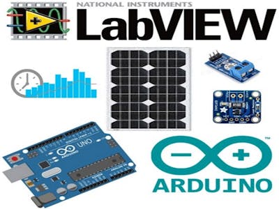 Solar Panel Data Monitoring using Arduino and LabView