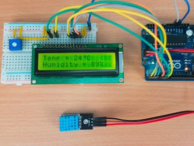 Humidity Sensor System DHT11 On Arduino