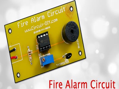 Fire Alarm Circuit using LM358