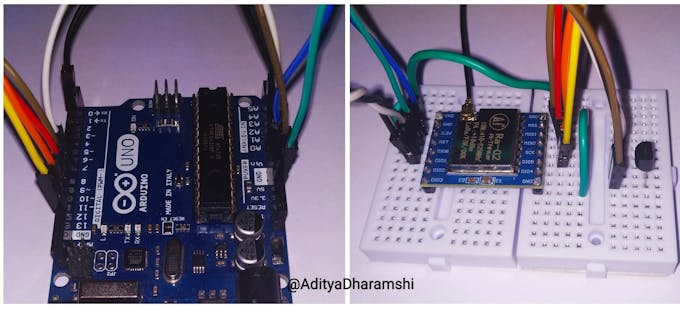 Arduino Uno + LoRa RA-02 Temperature Sensor - Arduino Project Hub