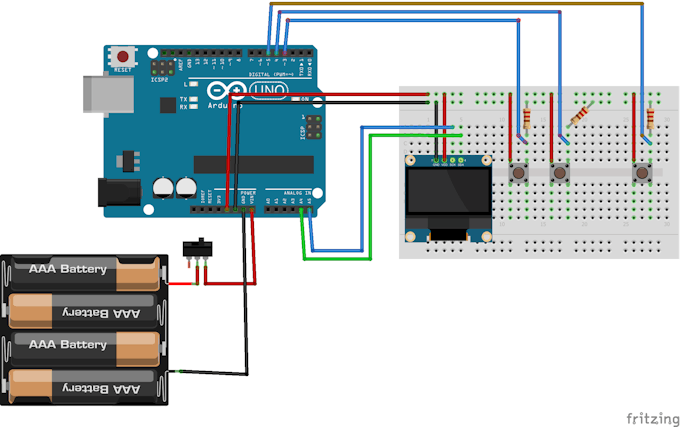 Space Trash Game using Arduino and OLED Display - Arduino Project Hub