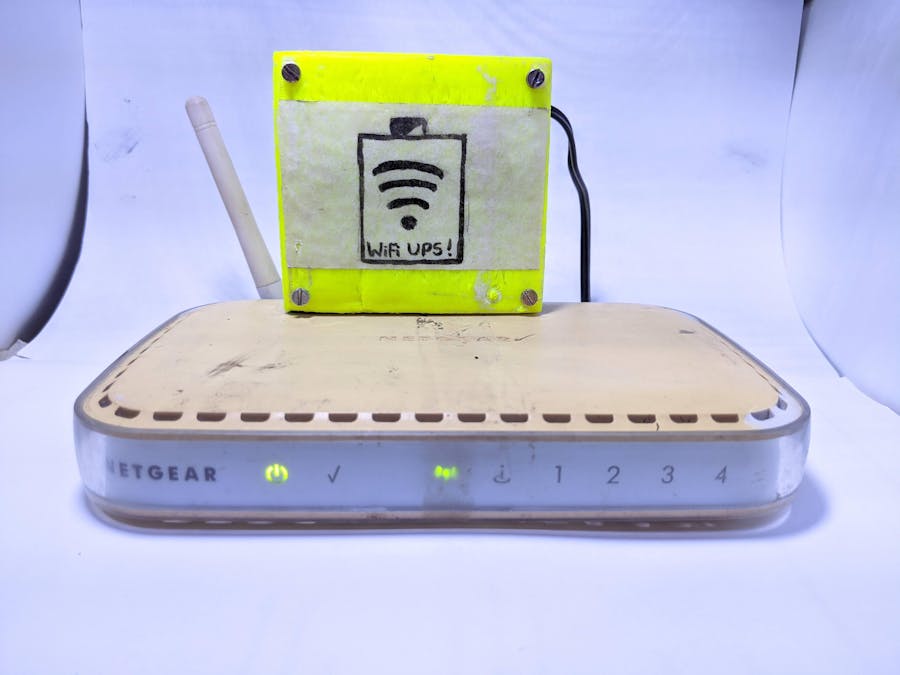 DIY UPS for WiFi Router