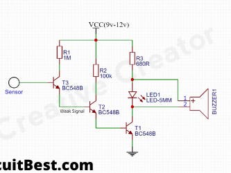 Non Contact AC Voltage Detector Circuit Diagram - Hackster.io