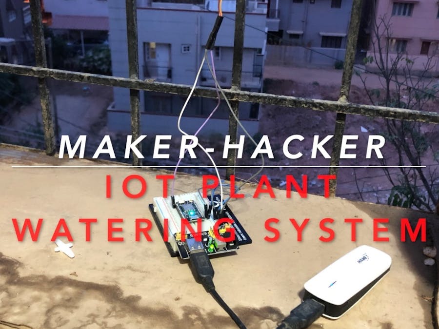 IoT Plant Watering System using Particle Photon & Servo Moto