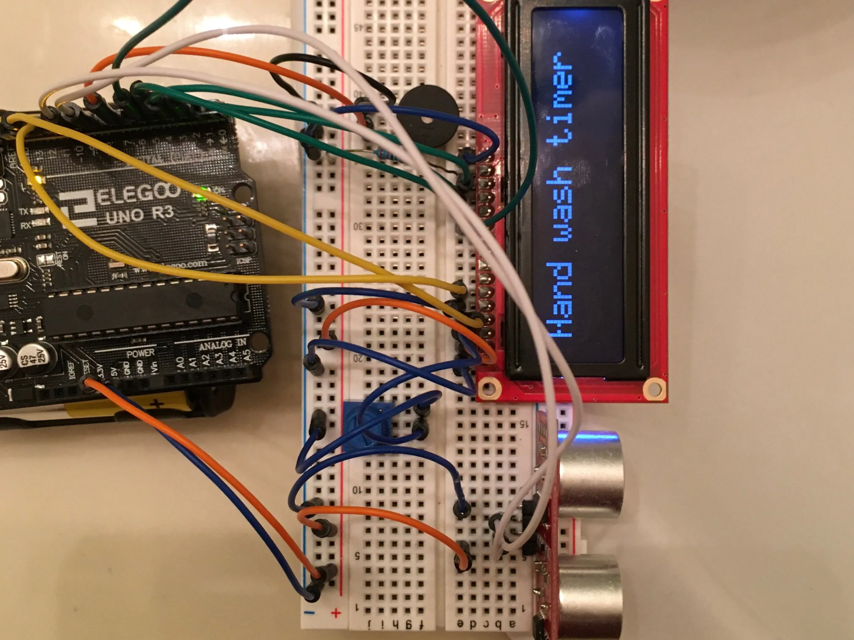 Simple Hand Wash Timer - Hackster.io