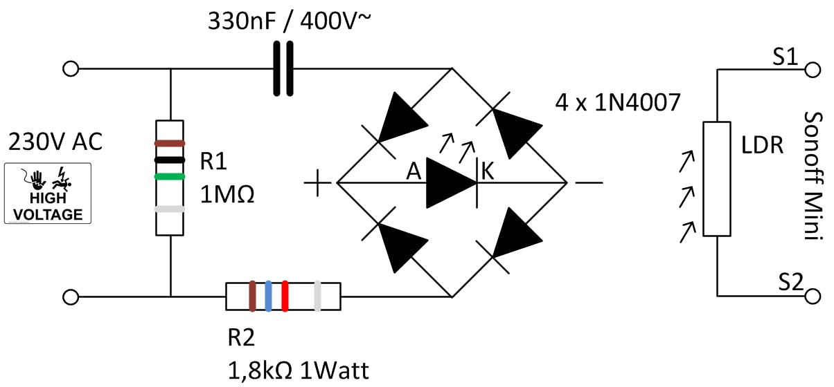 Sonoff Mini Optocoupler 2 Way Hotel Switching Hackster Io