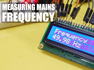 Measure Mains Frequency Using Arduino