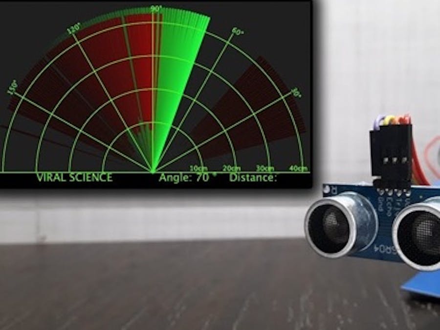 Rotating UltraSonic Obstacle Sensor