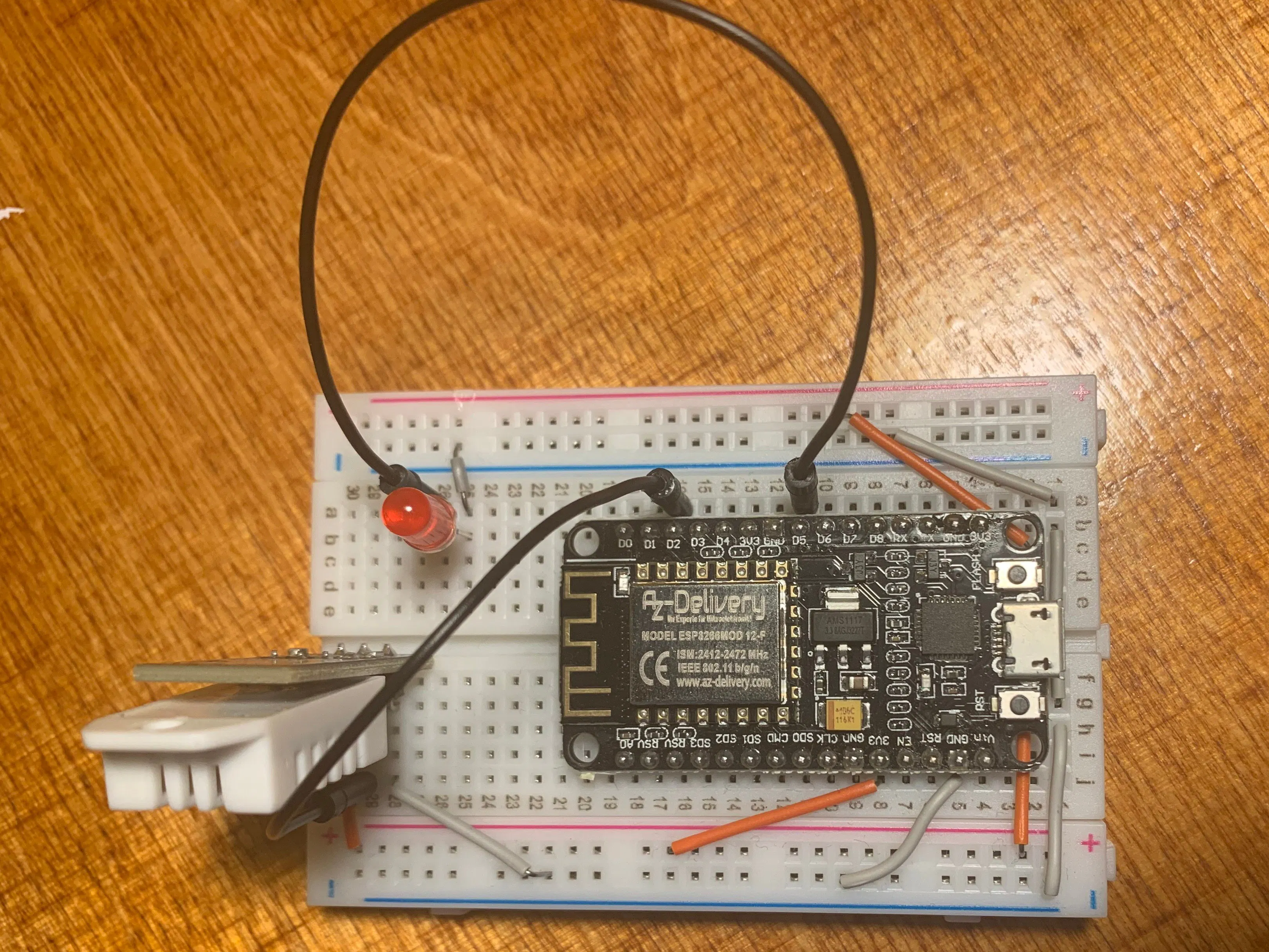 DHT/LED Controller with ESP8266 - Hackster.io