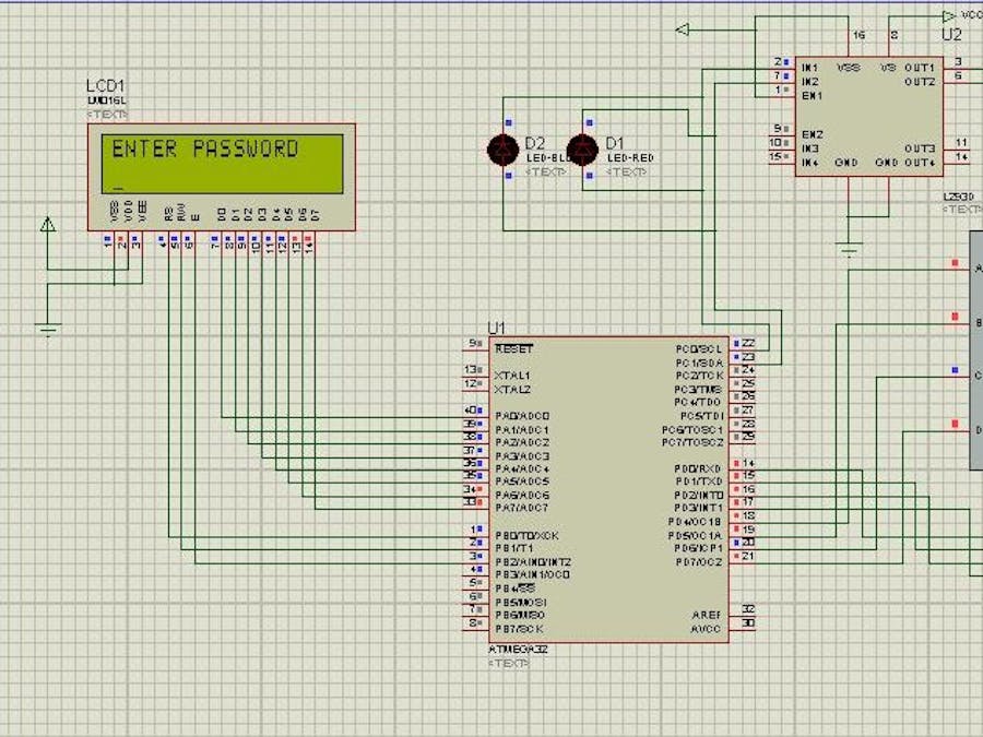 Digital Lock Using ATMEGA32