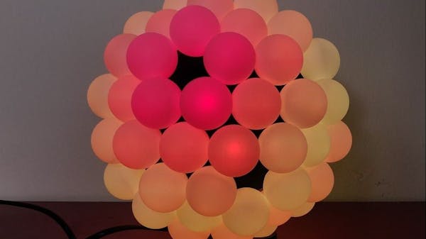 The Table Tennis Ball-Ball Is an LED-Lit Work of Art - Hackster.io