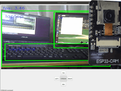 ESP32-CAM: Remote Control Object Detection Camera