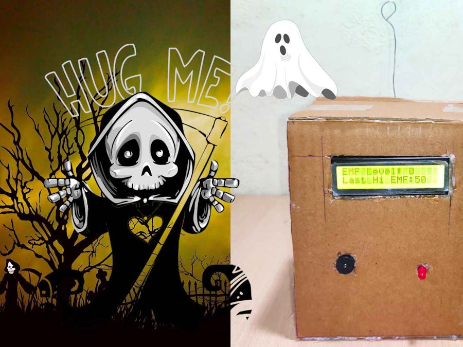 How to make Arduino EMF ghost detector with LCD