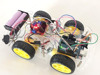 bluetooth car hackster controlled 4wd smartphone