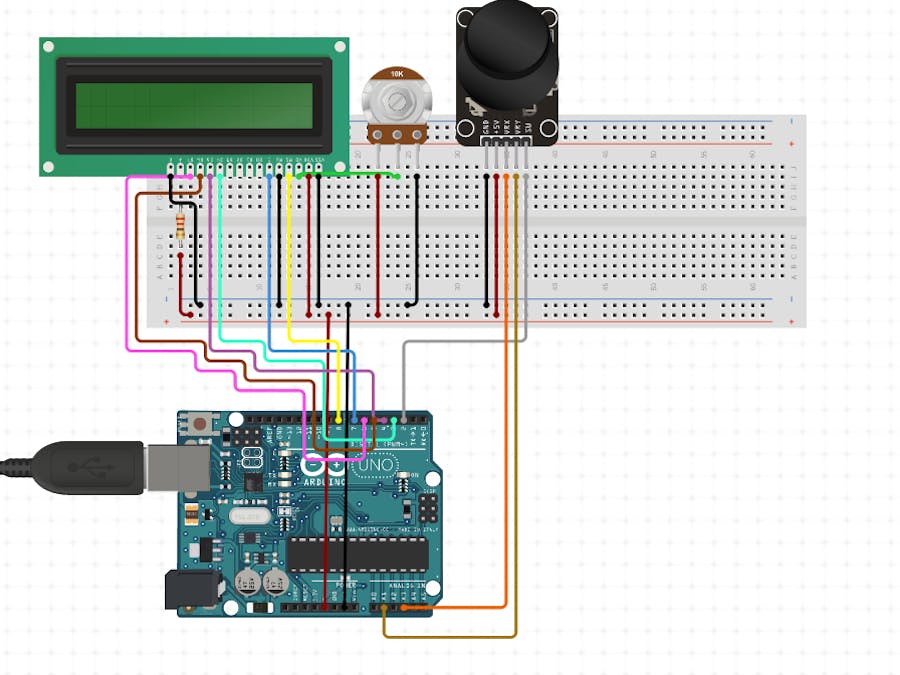 Arduino game with LCD screen and button