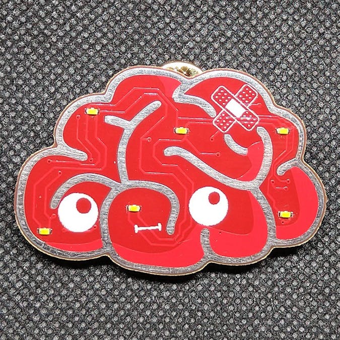 Brainy - The PCB Badge