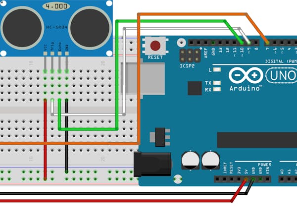 Arduino UNO Rev3 ultrasonic distance measurement - Arduino Project Hub