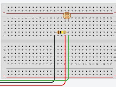 Photoresistor Brightness Sensor