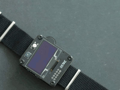 ESP WiFi Timeserver Synchronized Wrist Watch