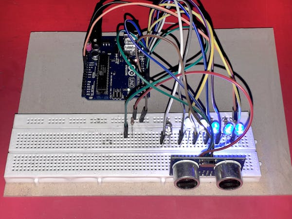 Ultrasonic Distance Detector Arduino Project Hub 5343